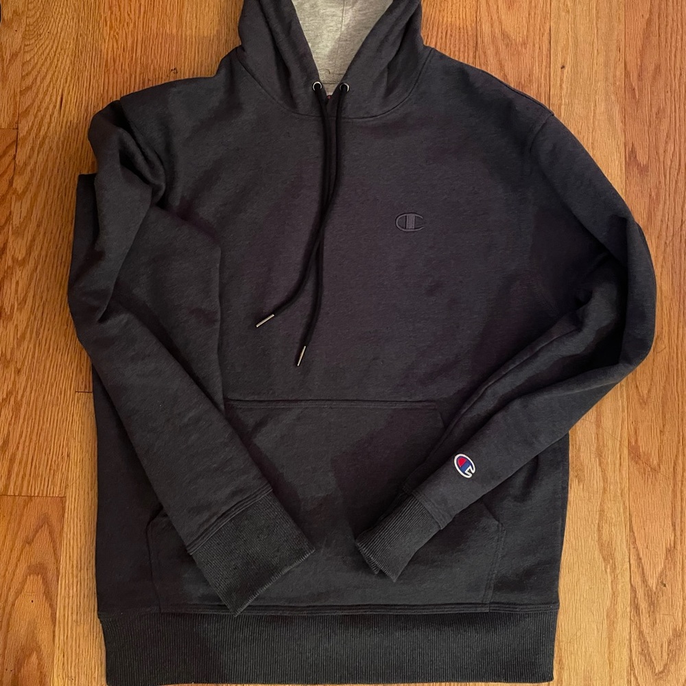 Navy Heather Champion Hoodie